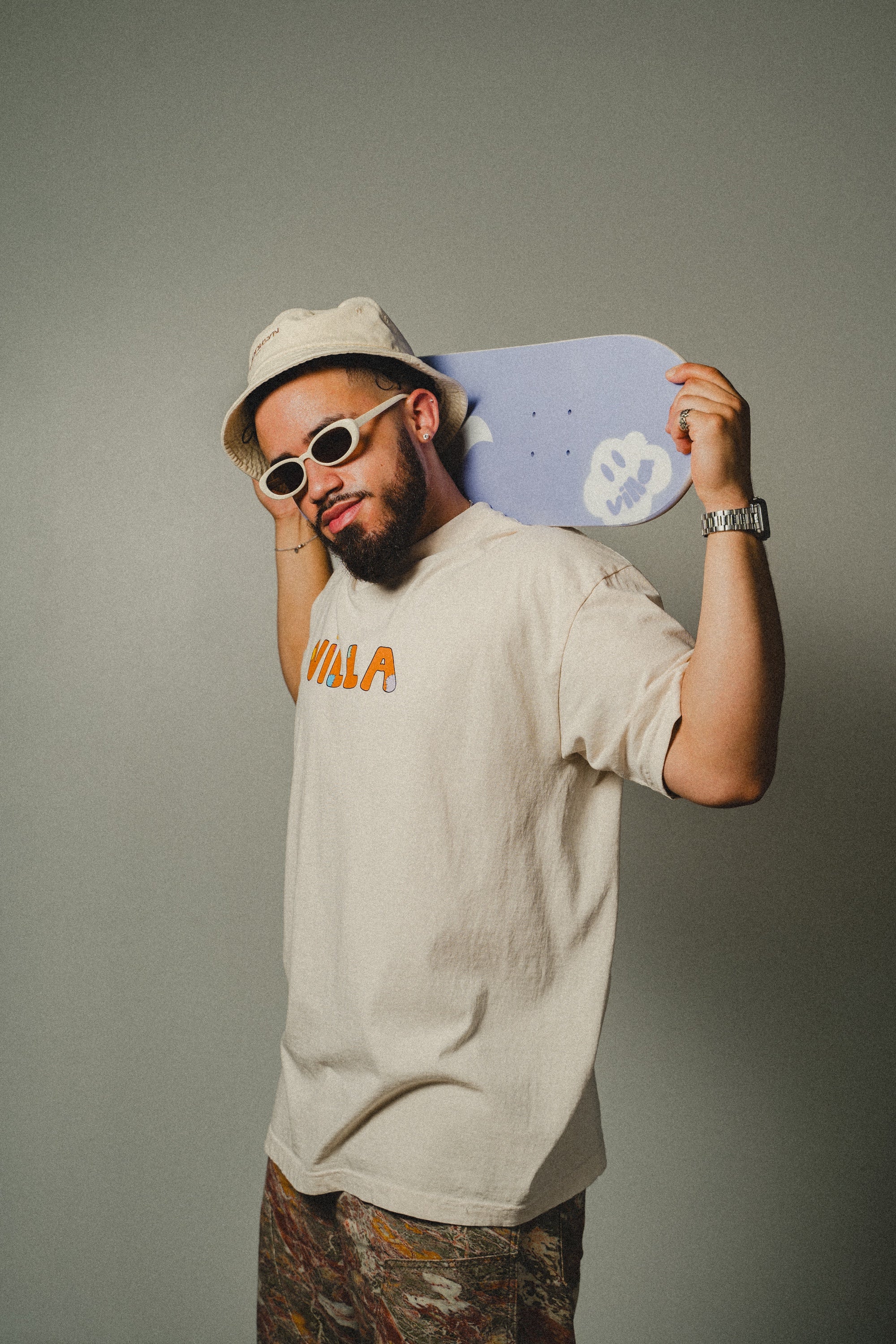 Villa Bear Tee - Cream